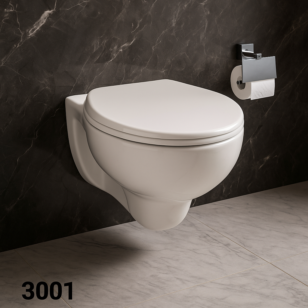 Élégant et moderne, ce WC suspendu optimise l'espace tout en offrant un style épuré. Parfait pour une salle de bain contemporaine.