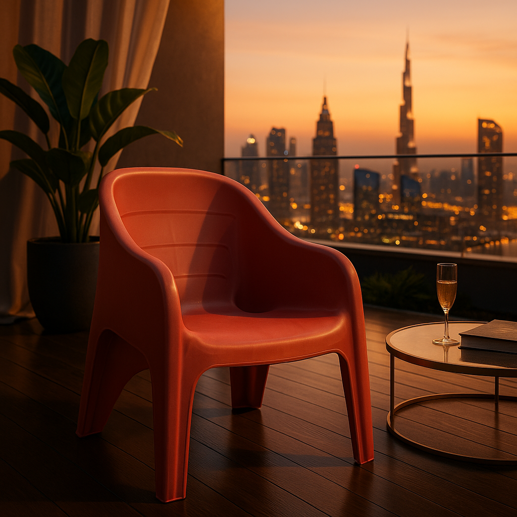Chaise Monobloc Ultra-Résistante – Design Moderne et Confort Absolu !