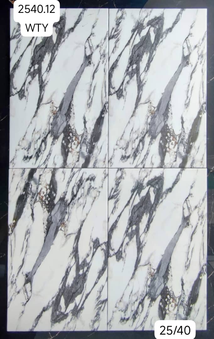 Carrelage Effet Marbre Calacatta – 25x40 cm