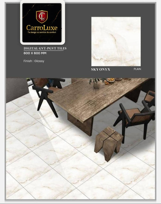 Carrelage Sky Onyx – Élégance Naturelle et Finition Brillante 60/60