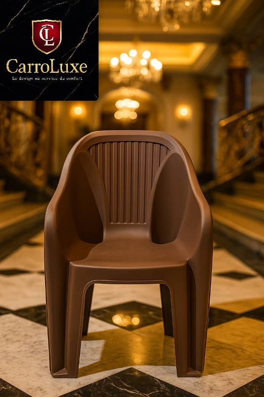 Chaise Monobloc Ultra-Résistante – Design Moderne et Confort Absolu !