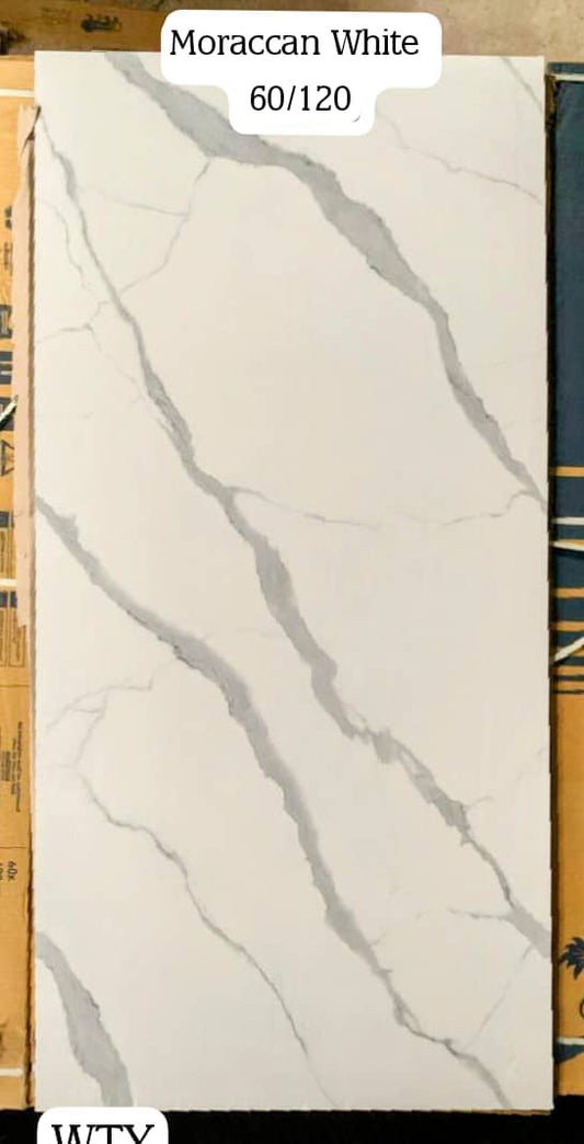✨ Moroccan White 60x120 – L’élégance intemporelle au cœur de vos espaces ✨