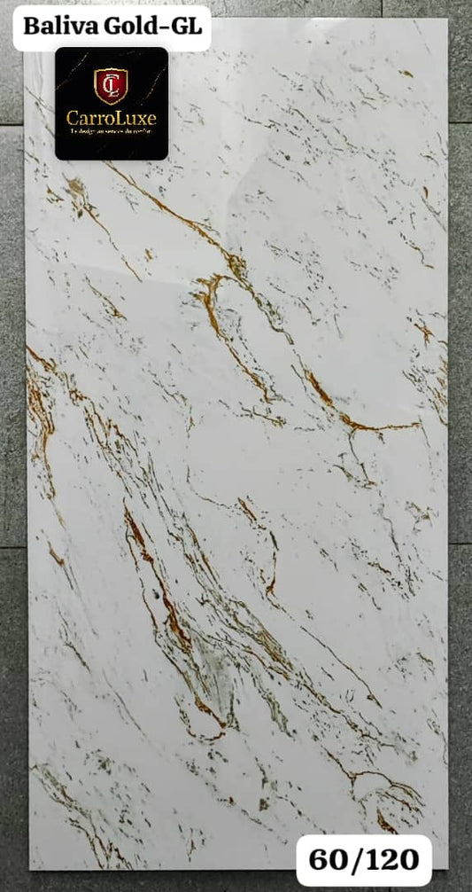 Baliva Gold-GL 60x120 – Élégance Dorée et Raffinement Marbré