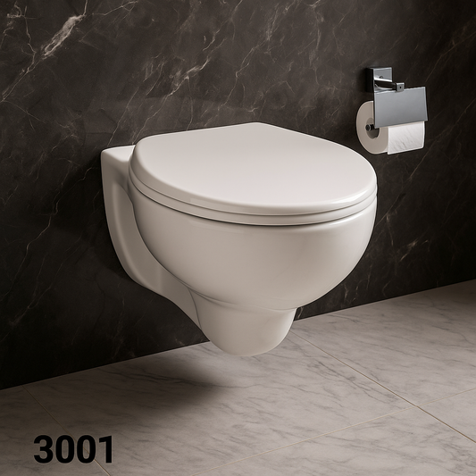 Élégant et moderne, ce WC suspendu optimise l'espace tout en offrant un style épuré. Parfait pour une salle de bain contemporaine.