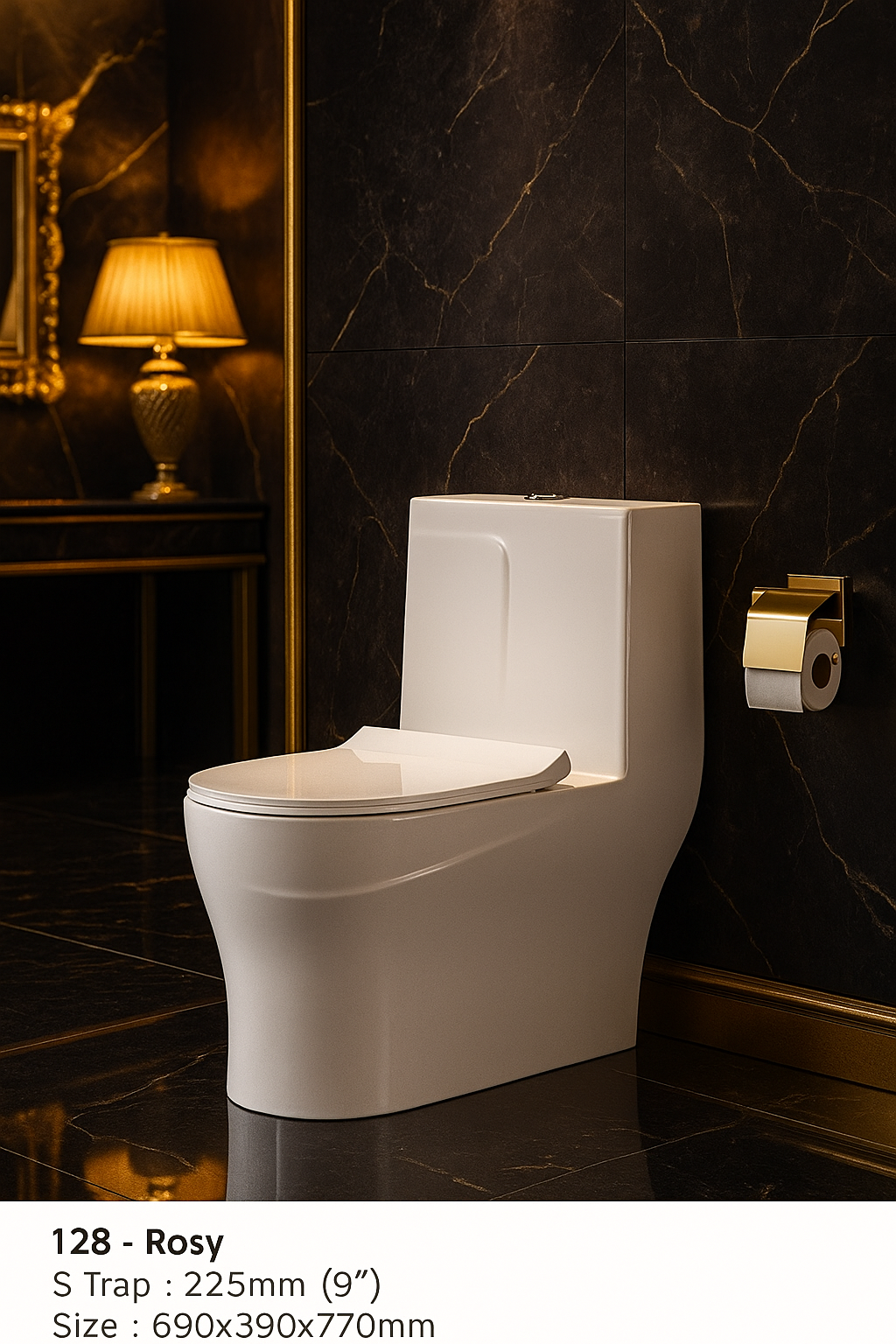 WC moderne à poser - Modèle Rosy