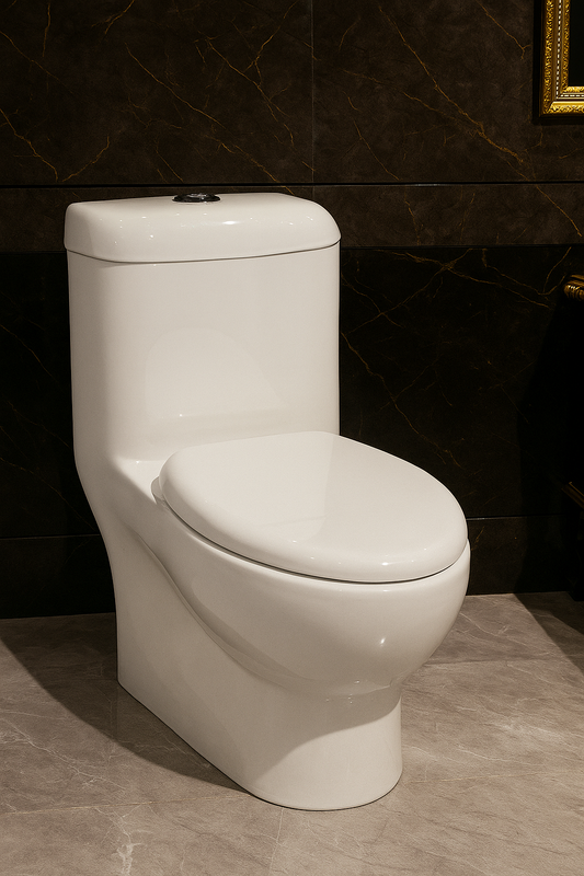 WC Céramique Moderne Monobloc - Design Élégant