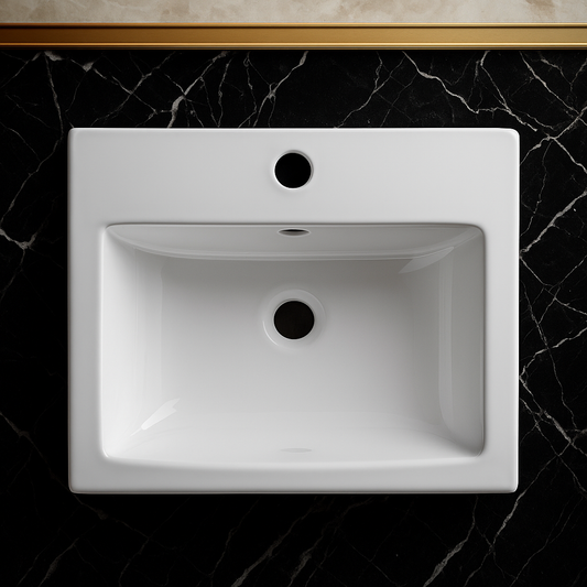 Lavabo Mural Rectangulaire Moderne