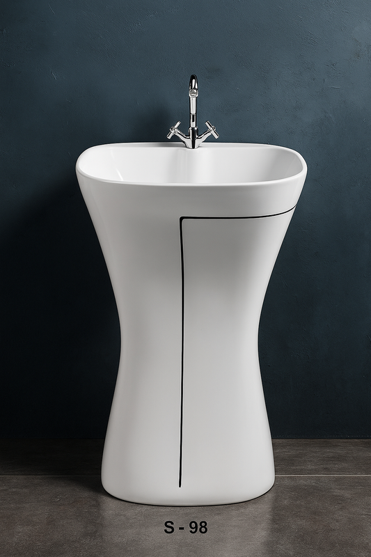 Lavabo sur pied design S-98