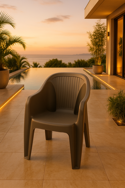 Chaise Monobloc Ultra-Résistante – Design Moderne et Confort Absolu !