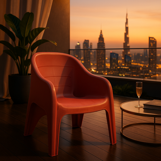 Chaise Monobloc Ultra-Résistante – Design Moderne et Confort Absolu !
