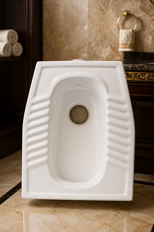WC Turc en Céramique Blanche - Modèle MAMA