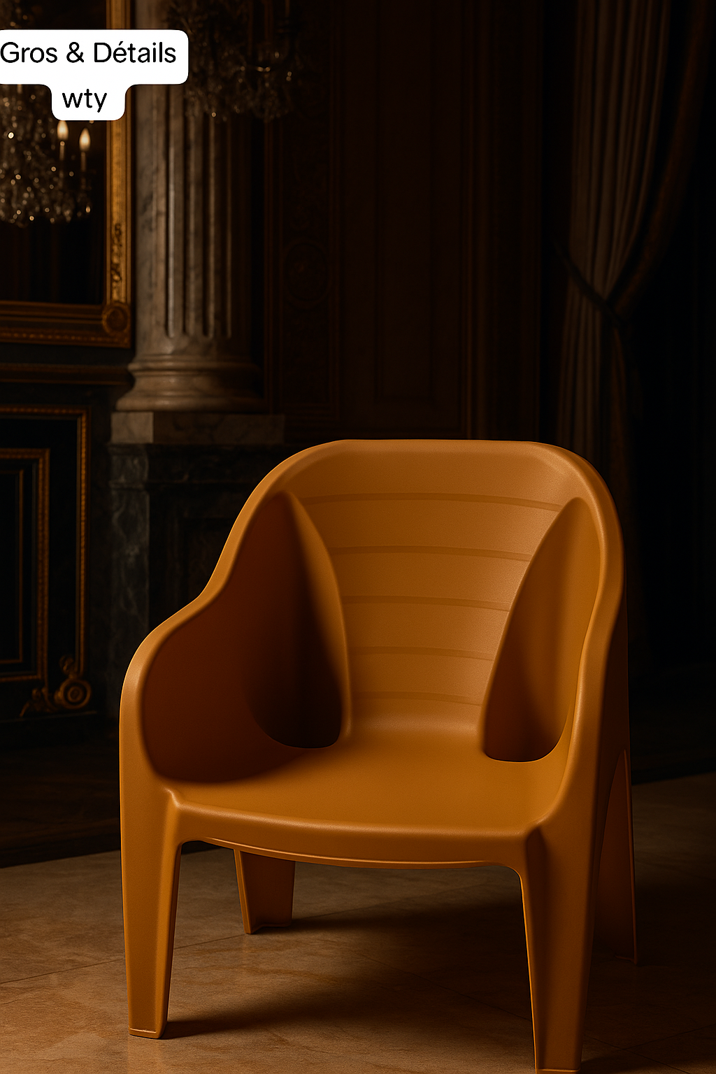 Chaise Monobloc Ultra-Résistante – Design Moderne et Confort Absolu !