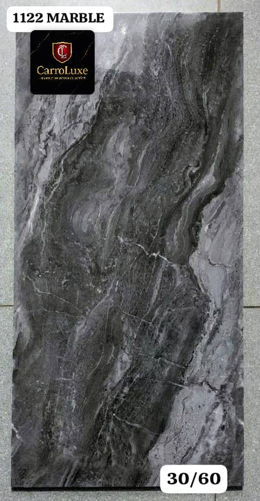 Transformez vos espaces avec le raffinement du carreau 1122 MARBLE, un mariage subtil entre intensité et élégance. Son motif marbré noir aux reflets gris apporte une touche de luxe moderne à vos murs et sols.
💎 Format : 30x60 cm – idéal pour un rendu sophistiqué.
🔒 Résistant, esthétique, intemporel.
CarroLuxe – L'excellence au service de vos intérieurs.